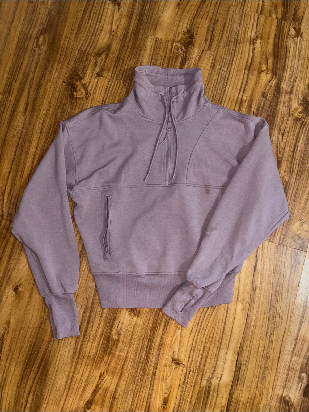Old Navy Lavender Quarter-Zip Active Pullover